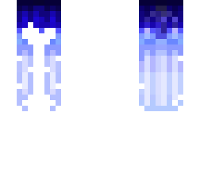 blue hair