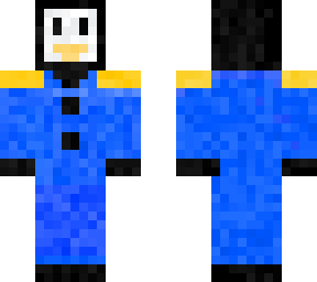 blue penguin suit
