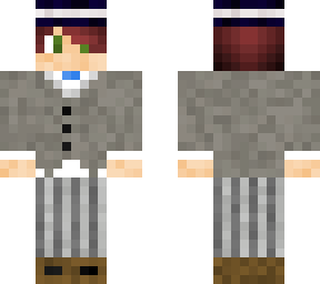 butler with hat