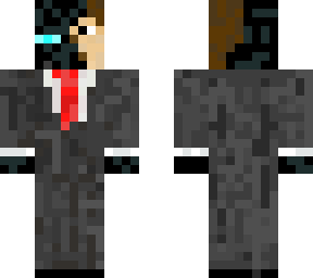 corrupted steve in a suit