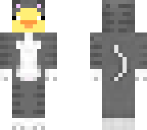 duck in cat suit! please like