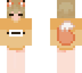 fox girl with orange hoodie :p :dd