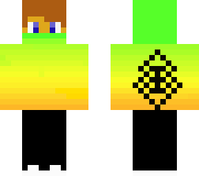 green to orange