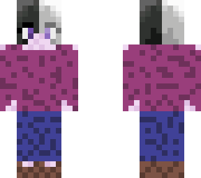half hair skin