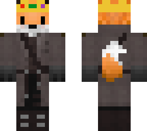 king fox in trench coat.