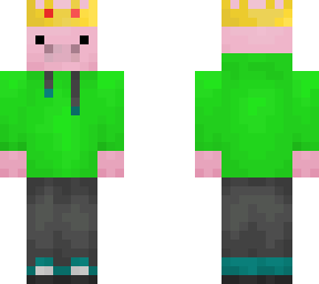 lilpigdoodles with a crown