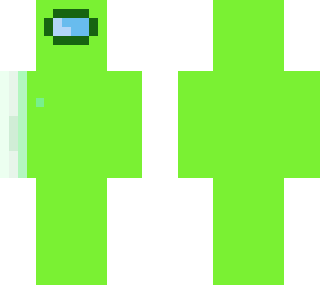 lime green among us skin