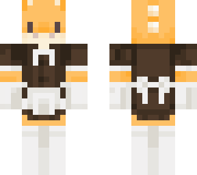 maid version @roxywalvis pastel/orange