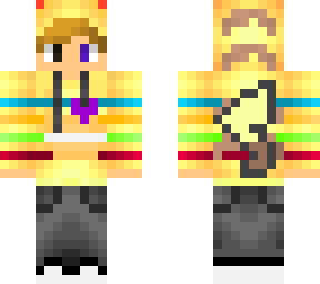 pika with glitch heart