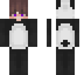 purple eye panda