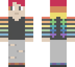 rainbow girl