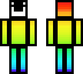 rainbow with black skin