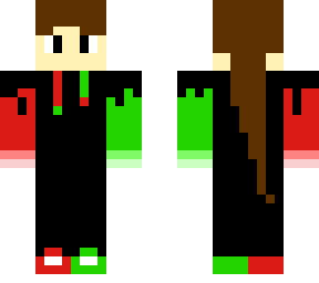 red and green fire gamer girl