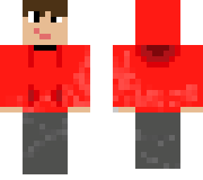 red hoddie