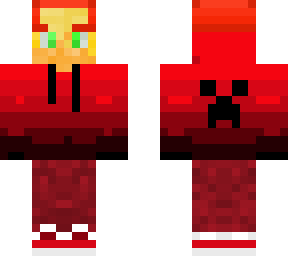 red hoodie with hat
