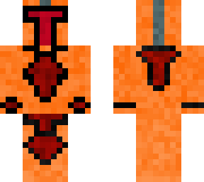 red n orange mandolorian