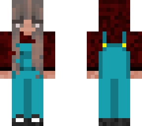 reedit girl withred hoodie and blue garden outfit