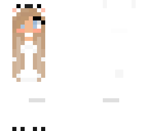 shy devilish girl polarbear