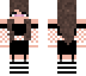 slightly alternative brown haired girl