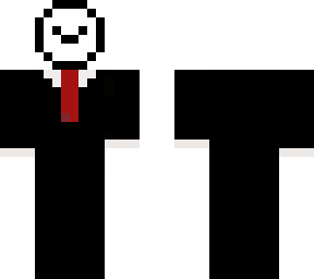 stick man in a suit