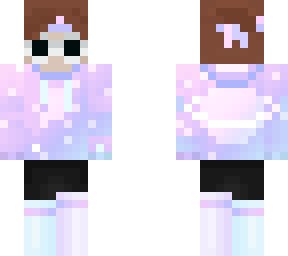 tanithai's skin (galaxy) hood, socks, horns, goggles
