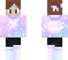tanithai's skin (galaxy) hood, socks, horns