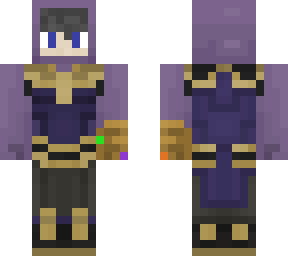 thanos costume( feel free to edit your own facial)