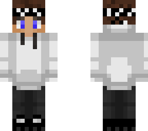 white hoodie