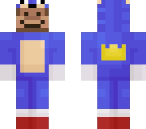 a monkey in a connoreatspants sonic costume