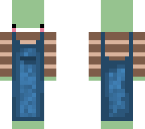another frog in dungarees