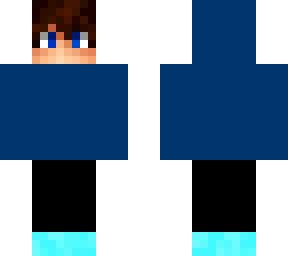 basic blue  pullover 2.0