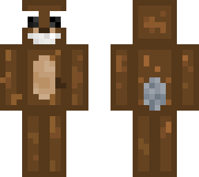 beaver with a monocle but cursed