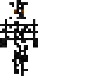 black and white monster