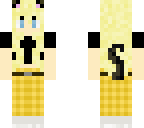 blonde cat girl