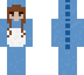 blue dino girl