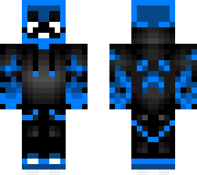 blue gaming slime with mask