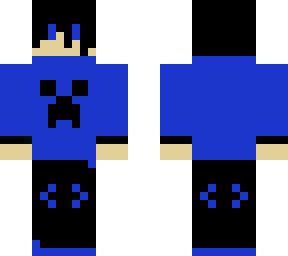 blue man