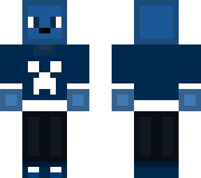 blue minecraft shirt