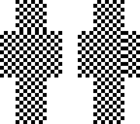 checkerboard template