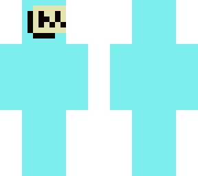 cyan among us w/ sticky note