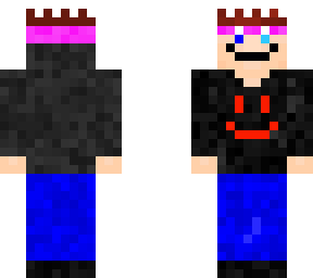 dj's minecraft cake head (updated)
