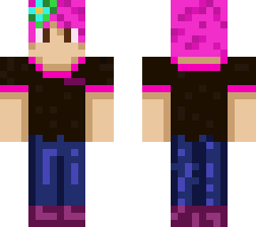 everyday pink boy but actually a girl hence the flower