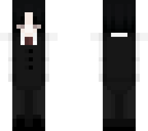 girl in a business suit??
