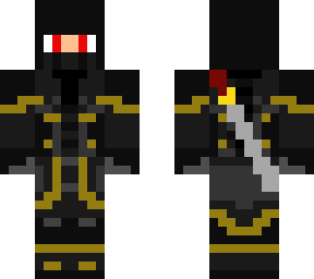 gold and black ninja