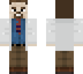 gordon in his lab coat .
