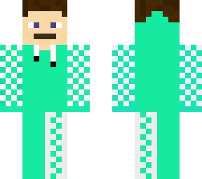 green and white