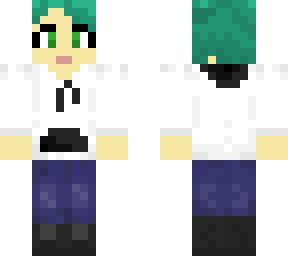 green haired enby