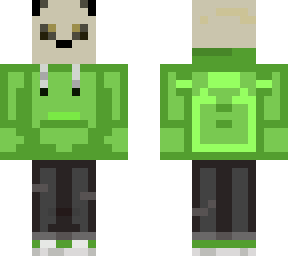 green panda
