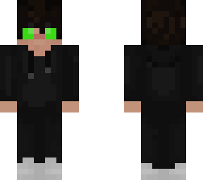 guy with gween eyes and all black cloths