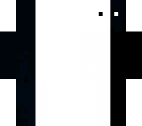 half black half white